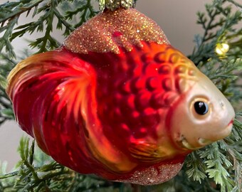 View of Goldfish Ornament | Etsy