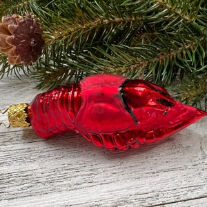 Inge-Glas Red Lobster Vintage German Glass