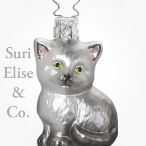 Inge-Glas Carlo the Cat Ornament image 1