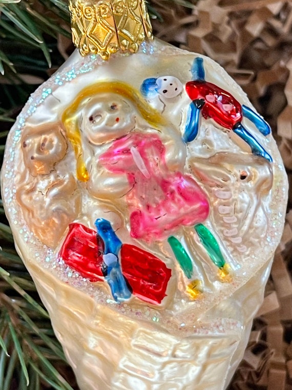 Inge-glas Vintage Cornucopia of Toys Glass Ornament - Etsy