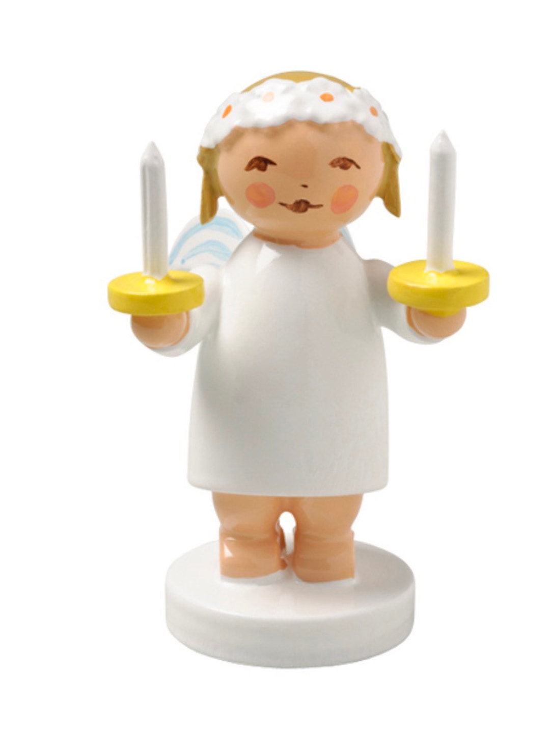 Goodwill Angel With Two Candles by Wendt & Kühn of Germany Etsy