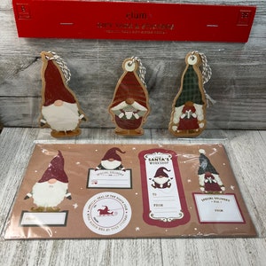 Etiquetas de regalo de gnomos (paquete de 2)