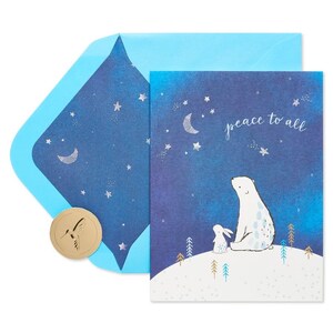 Weihnachten - Liebe und glücklichste Feiertage - Papyrus Grußkarte neu versiegelt (One)