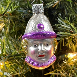 Inge-Glas Purple Lilac Jester Clown