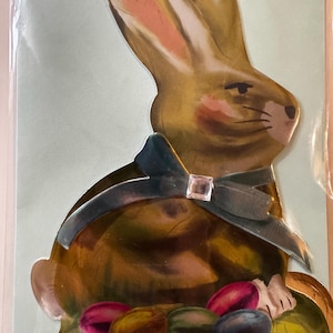 Páscoa - Muitas guloseimas de Páscoa Cartão de Páscoa de coelho de chocolate da Papyrus (ONE) Novo