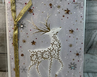 Papyrus Reindeer Dancing In The Snow Papyrus Holiday Card (One) New for 2023/24