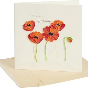 Sympathie - Rappels pacifiques - Carte de voeux en papyrus neuve (une)