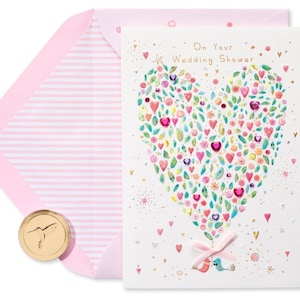 Wedding Shower - Glück, Lachen und Liebe - Papyrus Grußkarte Neu (One)