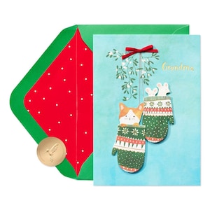 Tarjeta de felicitación de papiro, nueva y sellada (una)