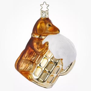 Inge-Glas Waldi Langhaar Dackel Hund Deutsches Glas