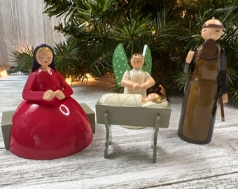 Nativity Scene 1 by Wendt & Kühn of Germany 4 Piece Set