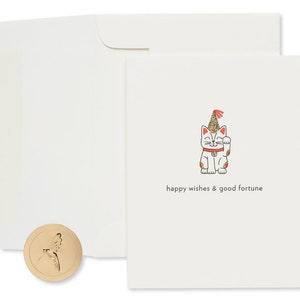 Geburtstag - Happy Wishes & Good Fortune - Papyrus Grußkarte (EINE) Neu