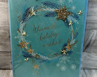 Papyrus Weihnachtskarte 'Truly Wonderful Season' – Mit Rotem Umschlag
