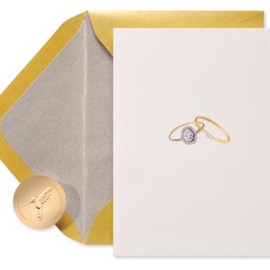 Casamento - Parabéns de casamento mais calorosos - Cartão de felicitações Papyrus Novo (Um)
