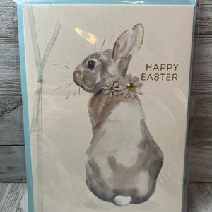 Ostern - Bunny Rabbit Papyrus Grußkarte (EINE)