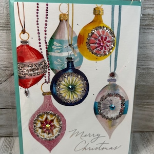 Natal - Enfeites festivos de Natal Papyrus Cartão de felicitações para a temporada de férias (um) Novo