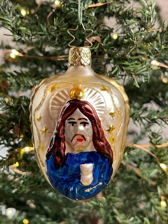 Vintage Inge-glas Blessings Glass Ornament - Etsy