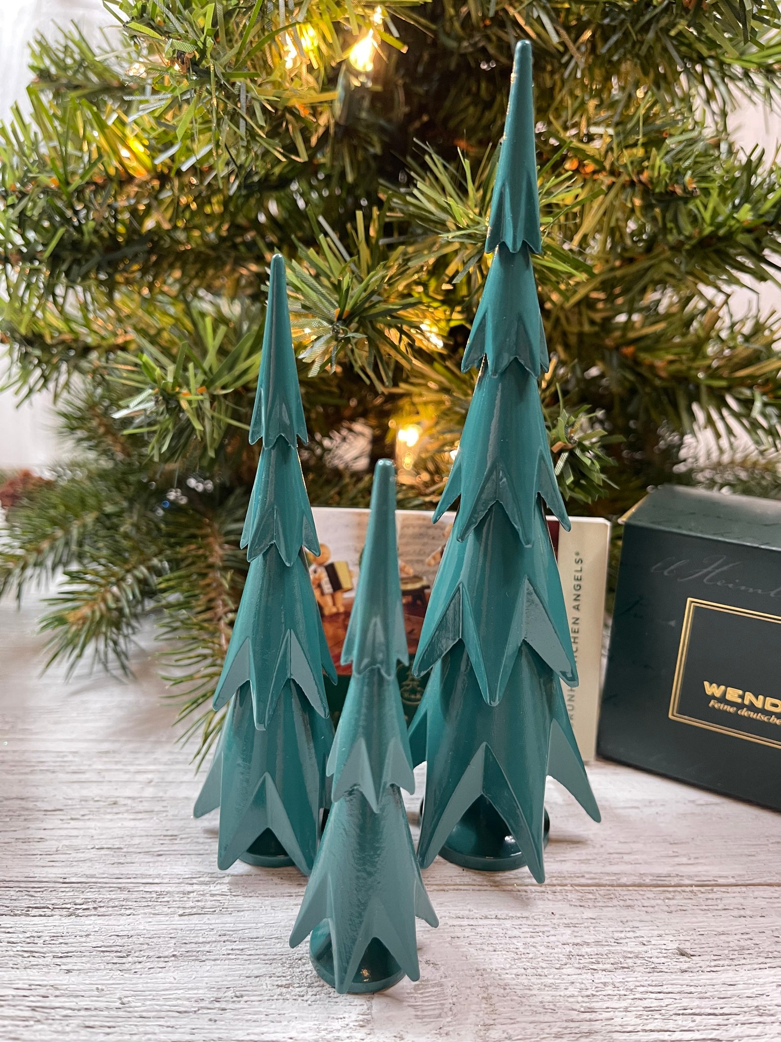 Set of Three Pine Trees by Wendt & Kühn of Germany