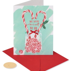 Saison de Noël - Love Us Romantic - Carte de voeux en papyrus neuve scellée (une)