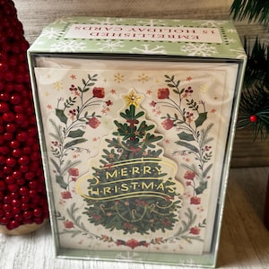 Weihnachtskarten Merry Christmas Holiday Greeting Card Box Set von 15