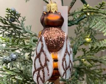 Bee Ornament M2 Bee Keeper Christmas Ornament