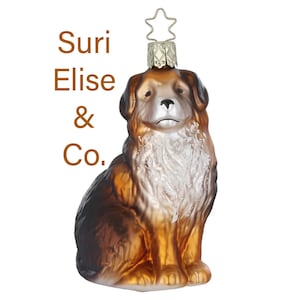 Inge-Glas Berner Hund Deutsches Glas Ornament