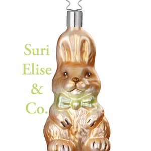 Inge-Glas Emma the Rabbit Bunny Glass Ornament