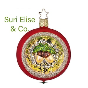 Inge-Glas Christmas Ball Autumn Forest Fruits German Glass