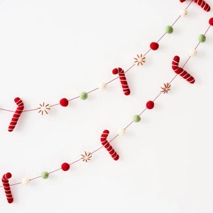 Holiday Candy Felt Garland