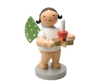 Angel with Star and Red Candle Holder by Wendt & Kühn of Germany