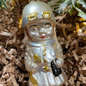 Inge-Glas Vintage Aviator Ornament