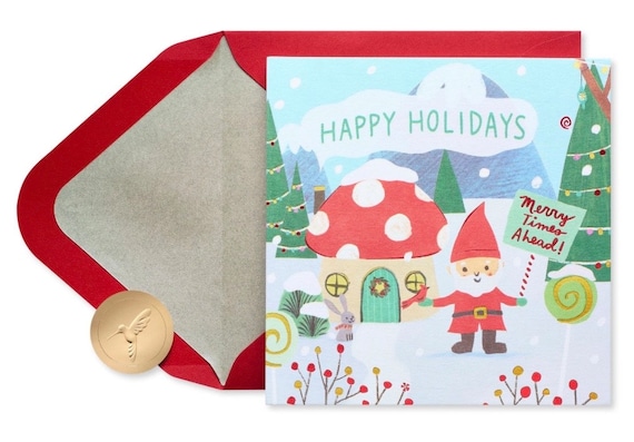 Papyrus Merry And Magical Holiday Card For Kids - Unicorn Christmas Greeting Card With Ornament