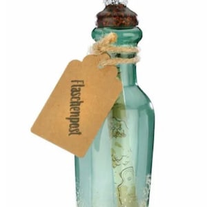 Inge-Glas Message In A Bottle German Glass Ornament
