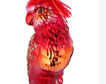 Inge-Glas Firebird with Feather German Glass New for 2023!