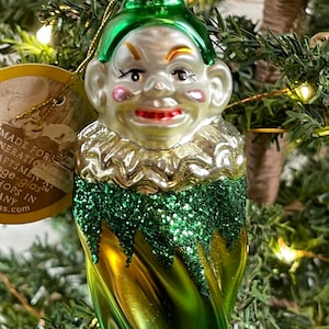 Inge-Glas Vintage Jester Icicle Ornament
