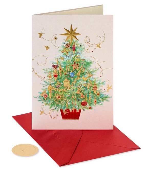 Papyrus Hand Crafted Greeting Cards Holiday Card Collection - 24 Count 