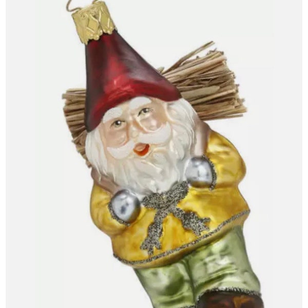 Inge-Glas Fairytale Busy Gnome German Glass