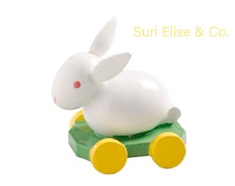 Small Baby Bunny Wendt and Kühn of Germany Yellow or Green Wheels