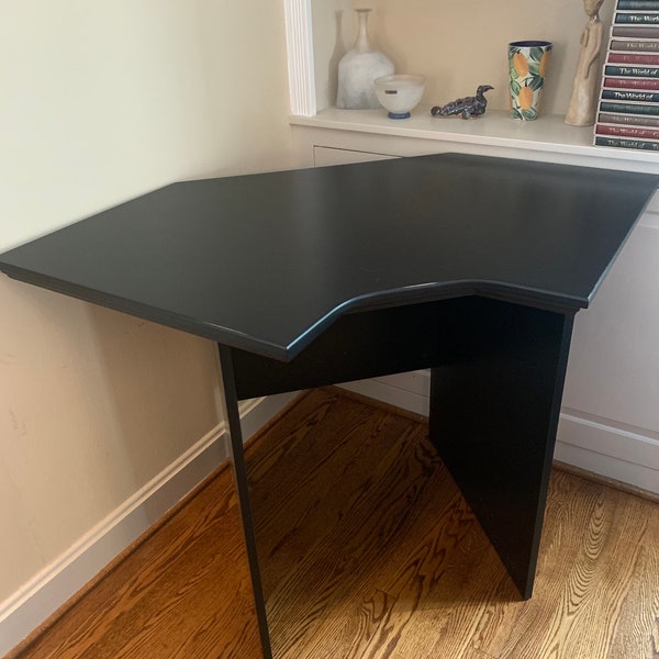 Corner Desk with Antique Distressing on Edges