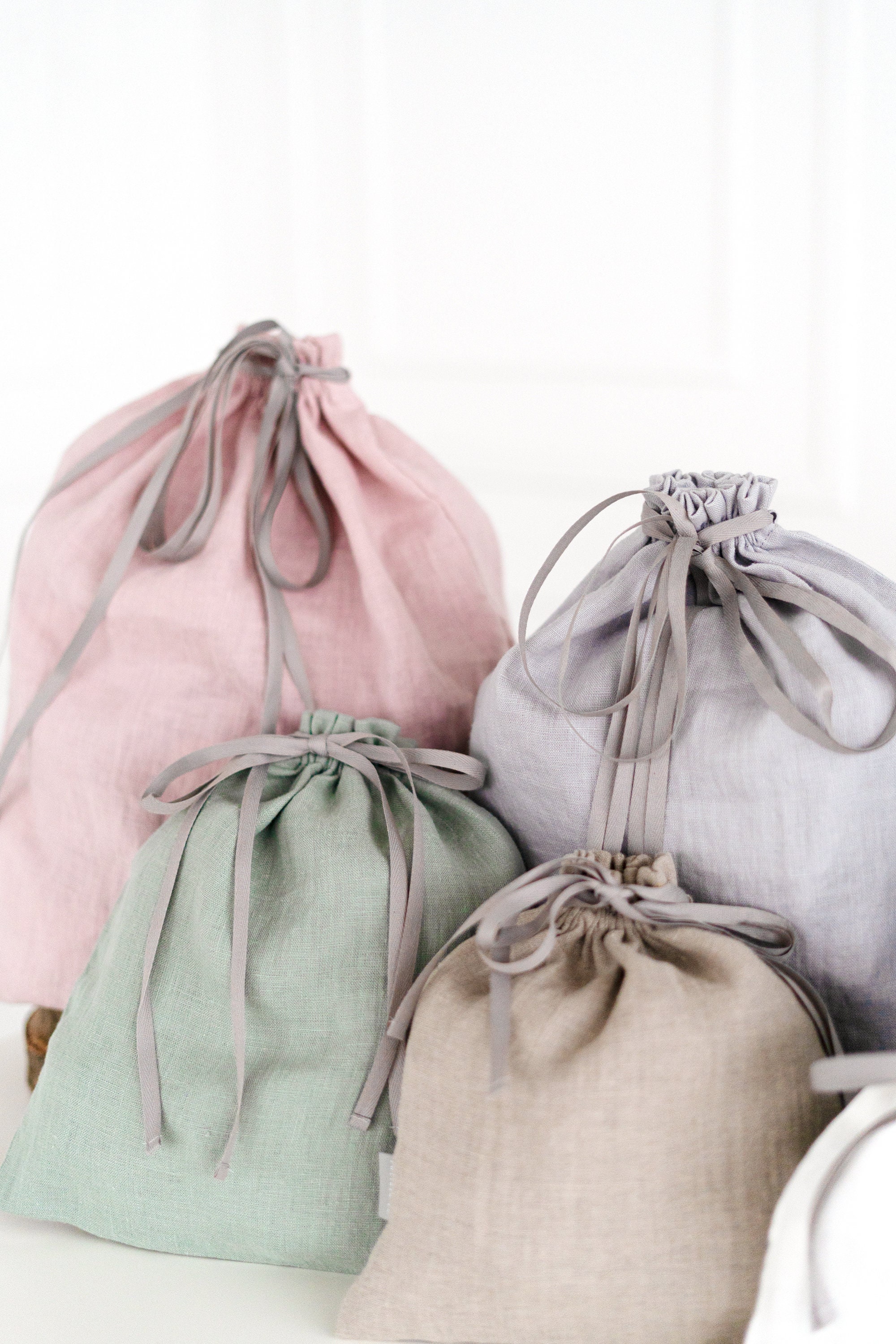 cHaNeL 💫 Drawstring Dust Bag Shoe Bag Travel Bag Dustbag Tie Storage