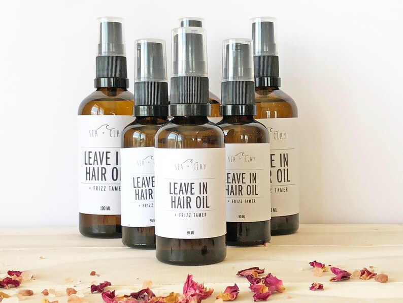 Leave In Hair Oil Frizz Tamer 50mls Hair Serum Anti Etsy