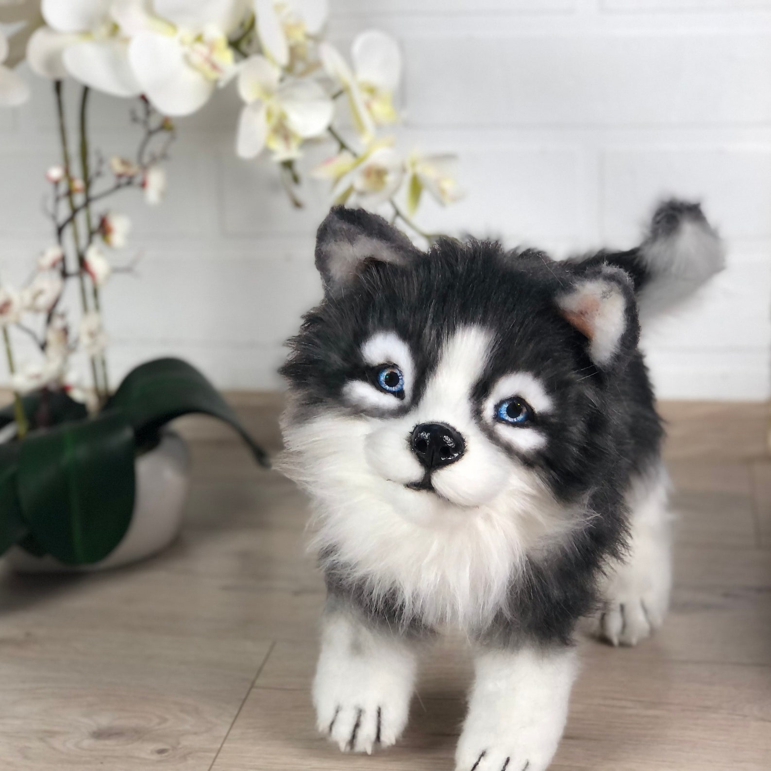 Realistic toy siberian husky Etsy
