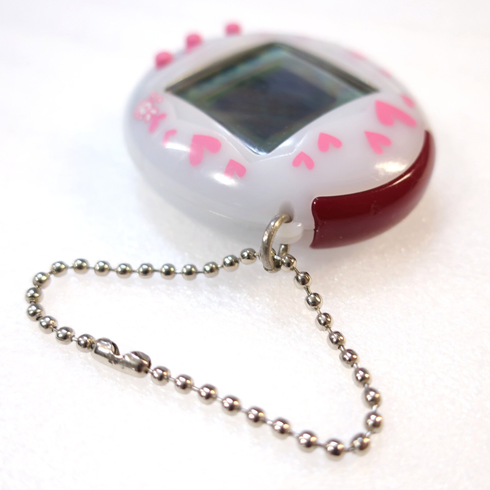 Tamagotchi Plus Heart Milky White ver Bandai Virtual Pet Giga Etsy