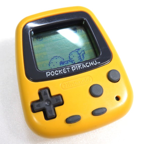 Nintendo Pokemon Pocket Pikachu Pedometer Yellow 1998 Kawaii Virtual Pet Tamagotchi Style Fs