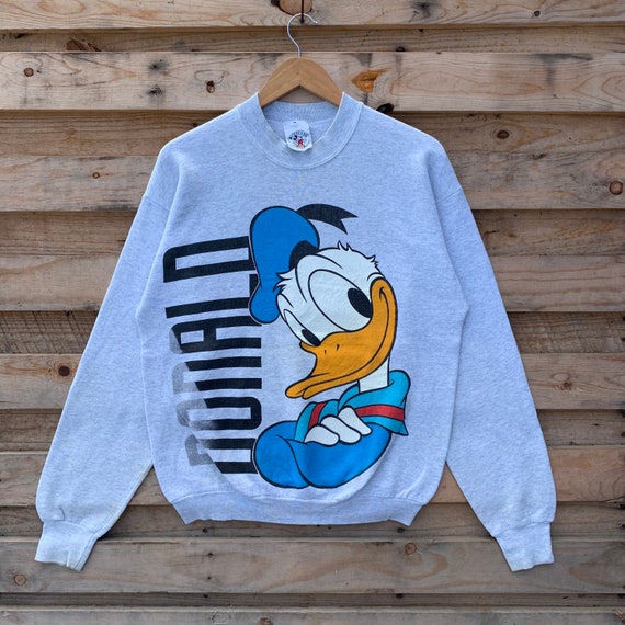 Vintage 90's Donald Duck Sweatshirt Donald Duck Cr