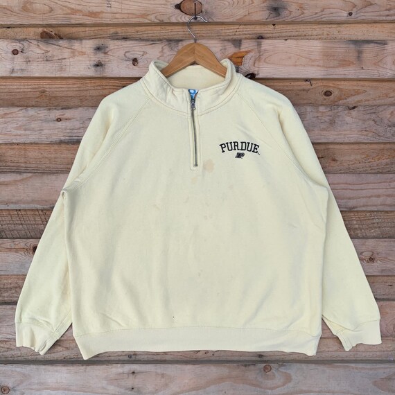 purdue half zip sweatshirt