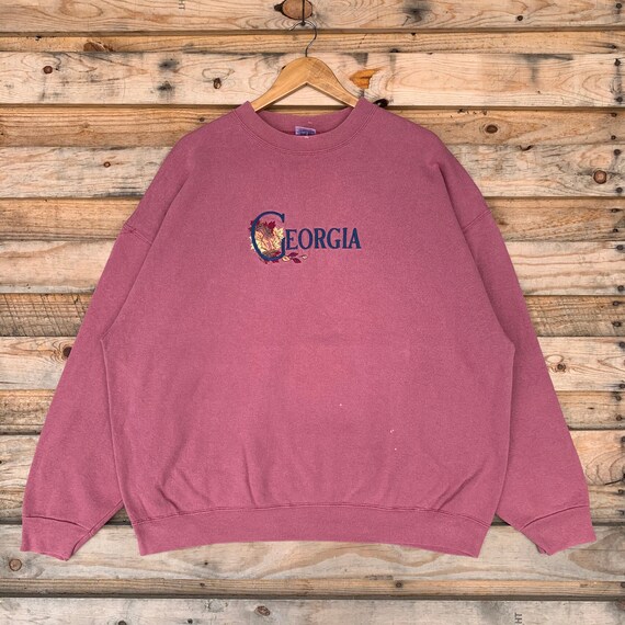 Vintage 90s Georgia Sweatshirt Crewneck Georgia Sw