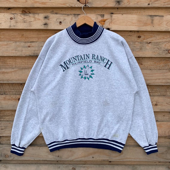 Vintage 90s Mountain Ranch Sweatshirt Mountain Ran