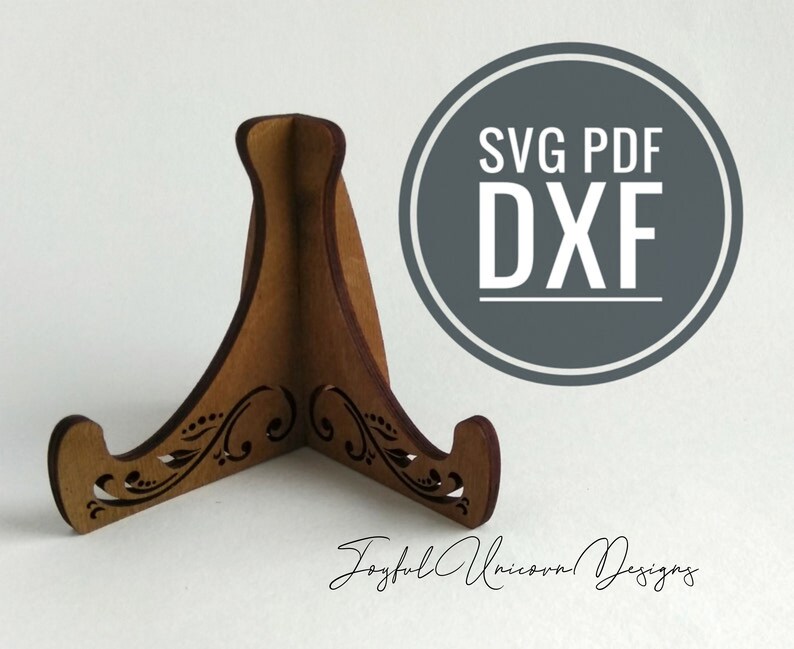 Laser Cut Easel Stand SVG Easel Pattern SVG Ready Etsy