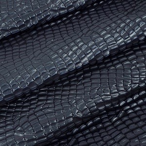 After Midnight Crocodile Alligator Leather Embossed Texture Amazing Relief LFC 2023